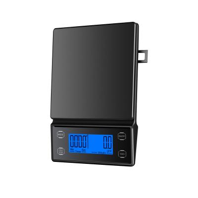 China With Tray Newest 3kg 5kg 0.1g Timemore Scale Kitchen Food Coffee Digital Electronic Filling Scale With Timer for sale