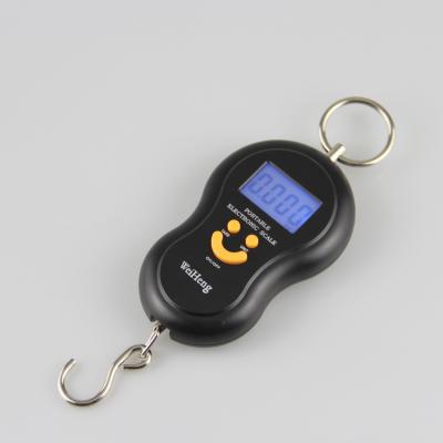 China For NEW Cute Colorful Lightweight Digital Hanging Scale Moving Hook LED Display Electronic Weight Luggage Scale for sale