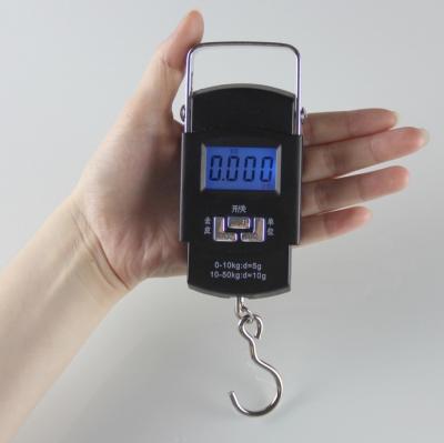 China Weight Measuring Promotional Electronic Human Scale Gram Scale Portable Hanging Scale 50 Kg for sale