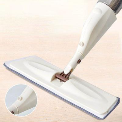 China Sustainable Rod 360 Stainless Steel Water Jet Mop With Water Tank Microfiber Flat Water Jet Mop for sale