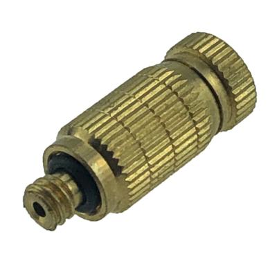 China Cooling Or Irrigation 10/24 3/16 Thread High Pressure Gold Fog Nozzle for sale