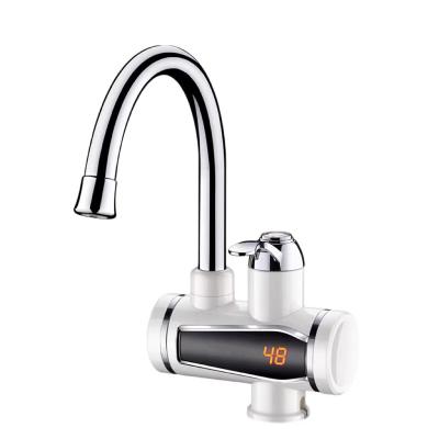 China Electric Faucets Latest Product White Kitchen Bathroom Faucet Customization Instant Electric Water Heater Faucet for sale