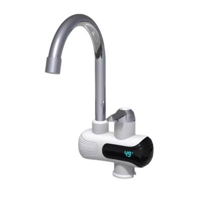 China Electric Faucets Competitive Price Home Bathroom Accessories Faucet Led Digital Display Temperature Faucet for sale