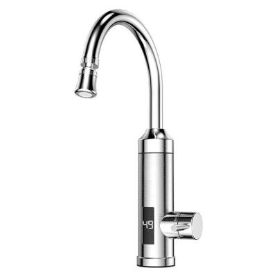 China Electric Faucets Most Popular Hot Cold Stainless Steel Faucets Civil Commercial Instant Wash Basin Sink Faucets for sale