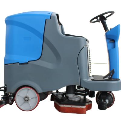 China Hotels long work time battery operated ride on floor scrubber maquina limpieza pisos for sale