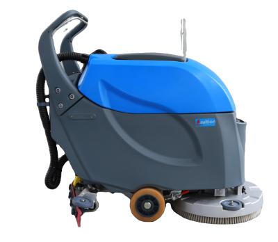 China FL50A Hotels Battery Operated Industrial Walk Behind Concrete Floor Scrubber Dryer Machine for sale