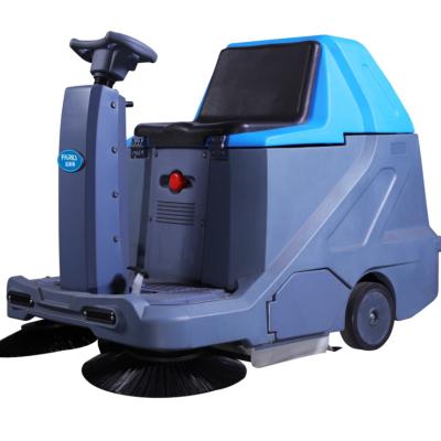 China Farily Factory Restaurants FE1100 Mini Double Brush Height Floor Sweeper Machine for sale