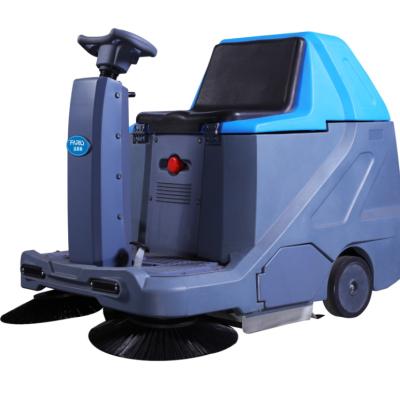 China Industrial Floor Motor Rider Hotels Vacuum Scrubber Concrete Floor Sweeper for sale