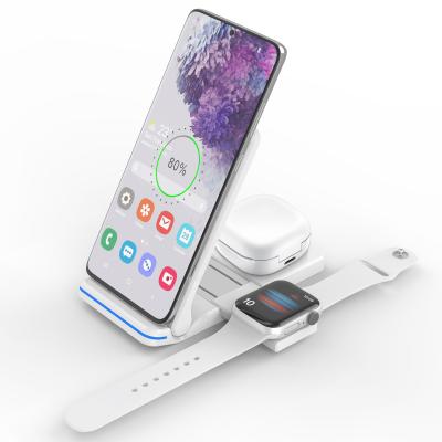 China Smart Watch 2021 Fast Folding Wireless Charging Stand for iPhone 12 Series, Samsung Galaxy, Smart Watches, Earbuds. for sale