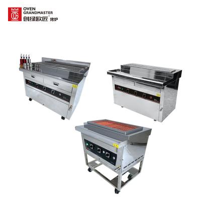 China BBQ Outdoor Smokeless Grill Stainless Steel Top Speed ​​Commercial Stainless Steel Grill Machine for sale