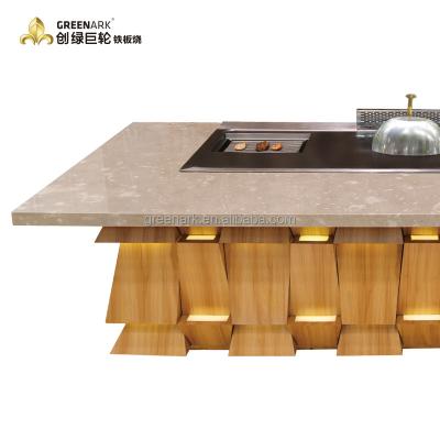 China Stainless Steel Outdoor Hardware 11 Seats Commercial Electric Barbecue Teppanyaki Grill for sale