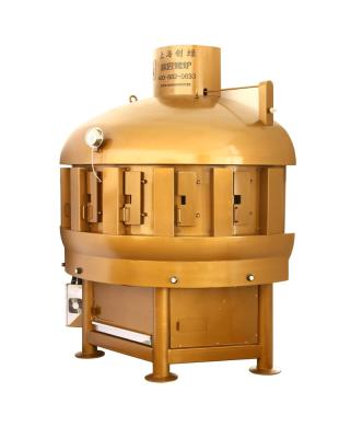 China Half Round Restaurant Charcoal Fire Fish Grill Machine Oven With Customized Logo for sale