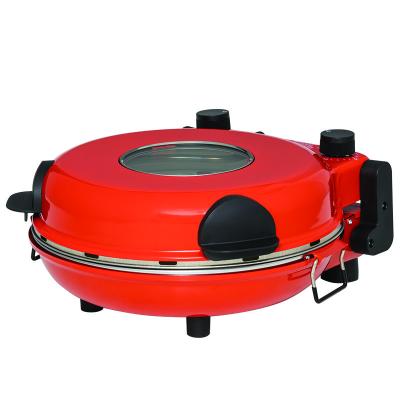 China Outdoor Nonstick Stone Red Color Ceramic Pizza Baking Machine Black Maker For Home for sale