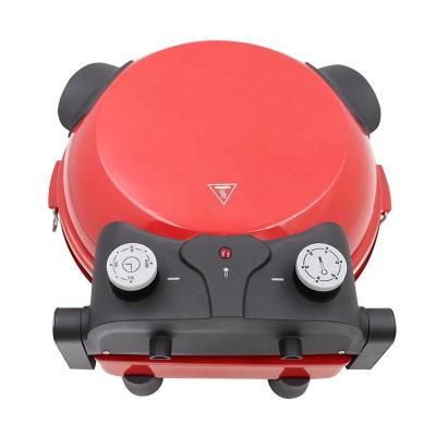 China Various 12 inch mini round red multi function pizza maker outdoor factory sale for sale