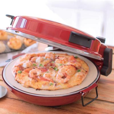 China Outdoor Widely Used Red Silver Top Quality Crepe Pizza Maker for sale