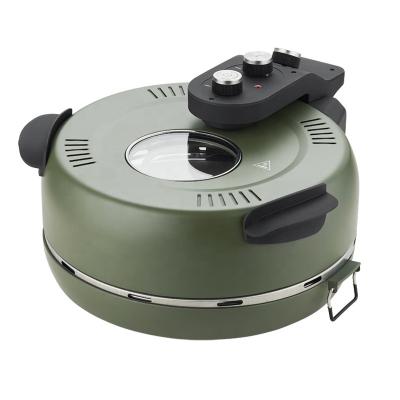 China Good quality outdoor hot sale portable electric non stick pizza maker for kitchen for sale