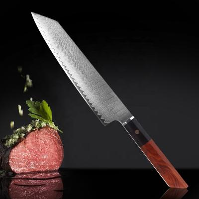 China Viable Chinese Suppliers 8 Inch Cuchillo Damasco Japanese Steel Kitchen Knife 67 Layers Damascus Chef Knife for sale