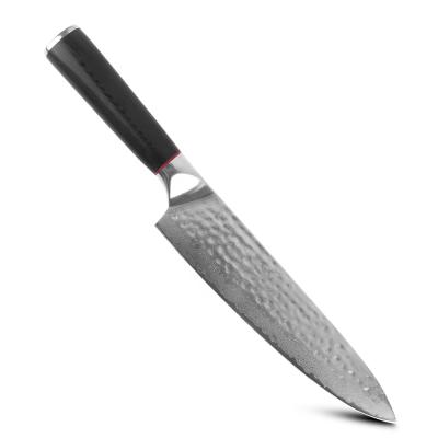 China Newly Viable Stainless Steel Chef Knives Handmade Japanese Group of Ten Damascus Kitchen Knife for sale