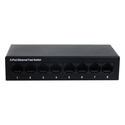 China FTTX Solutions Hot sell smart home 8 port 1G desktop gigabit network switch hub for sale