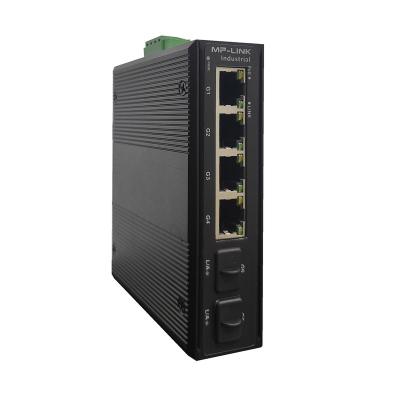 China Security System JCH 4 port unmanageable network Industrial POE Switch with 2 SFP for cctv surveillance system for sale