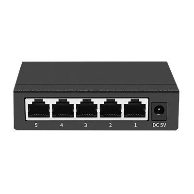 China Security System 5  Port Switch Home Monitoring Camera Network Cable Splitter 100 Gigabit Switch for sale