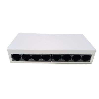 China Security System Mini Network Switch Desktop 5V 8 port 10/100M Fast Ethernet Network SOHO Switch For CCTV IP Camera Ethernet Switch for sale