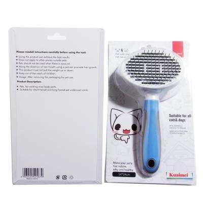 China Pumpkin Hair Removal Dematting Deshedding Brushes Pet Viable Brush Comb For Pets Pet Brush Comb for sale