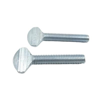 China Custom Carbon Steel Stainless Steel Table Tennis Racket Screw Thumb Screw Hand Flat Head Screw Bolt for sale