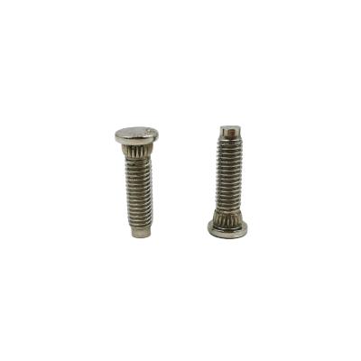 China Automobile Wheel China Factory Stainless Steel Hub Bolts Extended Serrated Knurling Wheel Stud Bolt for sale