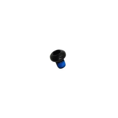 China Special Hexagon Socket Head Steel Cap Screw Thread Locking Blue Nylon Patch Hex Socket Knob Head Screw for sale