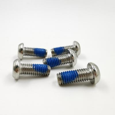 China Pan Stainless Steel Socket Head Screw Pan Torx Screws With Blue Coating for sale