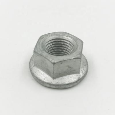 China Industry China Factory General Mechanical Fastener M12 Galvanized Flange Nut for sale