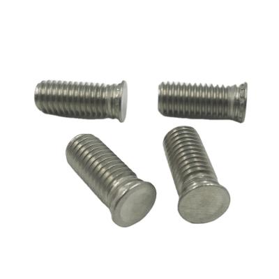 China Stainless Steel Self-Hook Studs Flat Head Steel Pressure Riveting Screw With Tooth FHS-M8-20 for sale