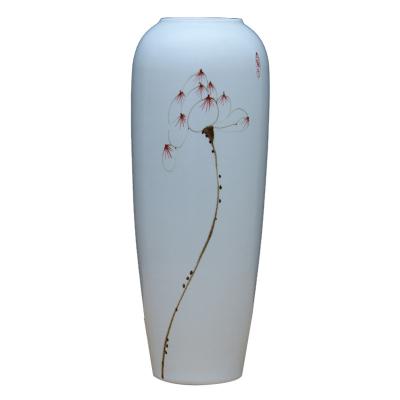 China Hot Selling Modern Patterns Porcelain Bottle Pure Hand Painted Minimalist Three-piece Ornaments for sale