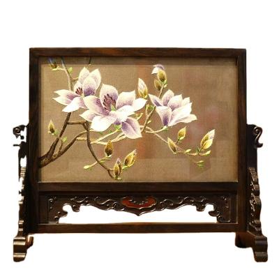 China Chinese Classical Hot Selling Crafts Handmade Decorative Ornaments Of Suzhou Traditional Retro Embroidery for sale