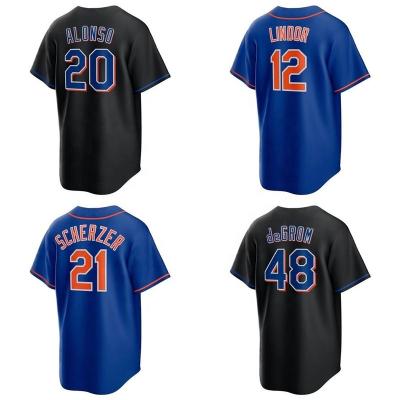 China New York Antibacterial Throwback Met Darryl Strawberry Keith Hernandez Dwight Gooden 1983 DeGrom Blue Tank Top 12 Lindor 48 for sale