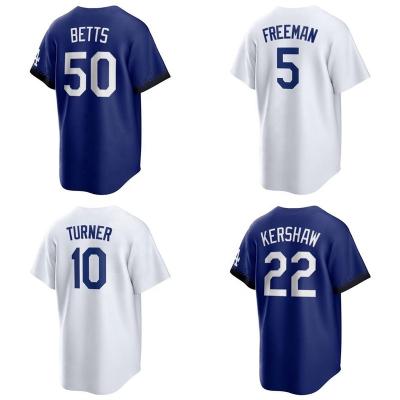 China Los Angeles Breathable Baseball Tank Top 50 Mookie Betts 5 Seager 22 Kershaw 35 Cody Bellinger Dodger Stitched Team Uniforms Shirts Wholesale for sale