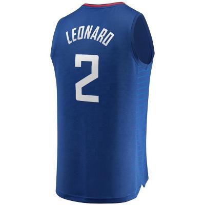 China Custom Breathable Edition Discount Black Clipper Uniforms #13 Paul George #2 Leonard Stitched Basketball Jersey Wholesale Mens City Shorts for sale