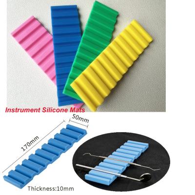 China Dental Silicone Mats Instruments Holder Orthdent 1Pcs Non-slip Lab For Dental Clinic Orthodontic Tools 4 Colors Dental Available for sale