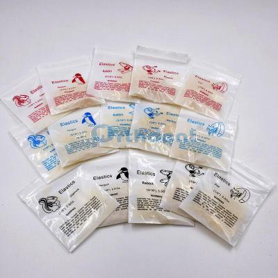 China 100pcs/bag 3.5/5.0/6.5 oz Orthdent Treatment 100pcs/bag 3.5/5.0/6.5 oz Dental Orthodontic Rubber Bands Dental Orthodontic Latex Braces for sale