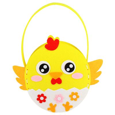 China Custom Easter Bunny Basket Felt Easter Bucket Party Bag Sublimation Bags Holiday Decorations FT346 Easter Personalized for sale