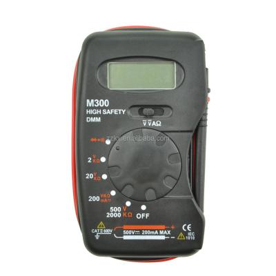 China Mini Palm Size M300 Pocket Digital Multimeter M300 Portable Digital Multimeter With M300 Bag for sale