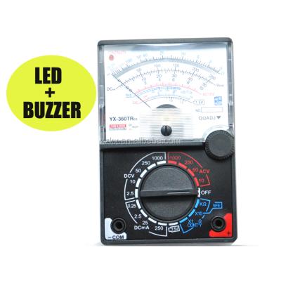 China Analog Multimeter For Student Teaching Preferred With LED+Continuity Buzzer YX-360TRes YX-360TRES for sale