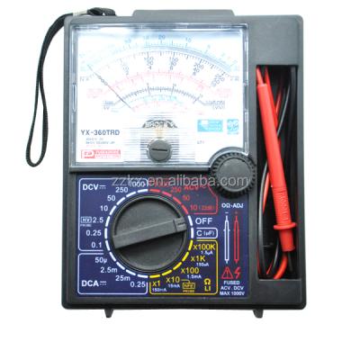 China YX360TRD Analog DCA 50uA Multimeter Volt Amp Ohm Ampere AC/DC Voltage Capacitance Tester YX360TRD for sale