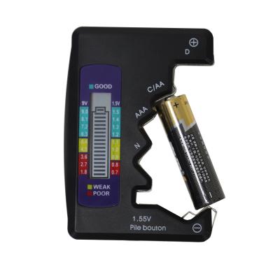 China BT886 Battery Capacity Monitor Battery Tester 1.5V 9V Battery Analyzer for C, AA, AAA, D, N, 9V, SR44, LR44, 1.55V Button Cell 9.2x6.5x1.5cm for sale