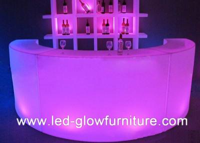 China Waterproof illuminated LED party furniture tables with 4 RGB Color Changed for sale