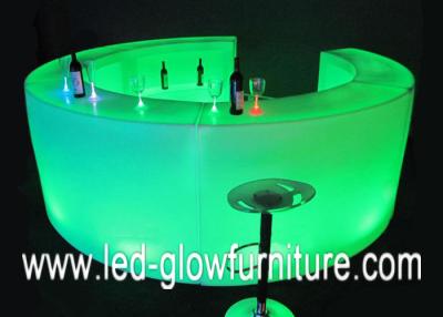 China Portable Round Lighted LED Bar Counter with Astera LED lights for special event for sale