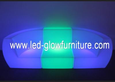 China Commercial LED lighted sofa / couch , glowing illuminated furniture with led lights for sale