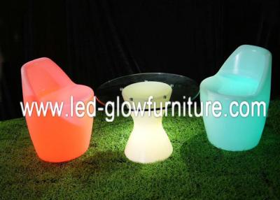 China Saving Battery operated Waterproof glowing bar LED Chair / stools for garden , party for sale