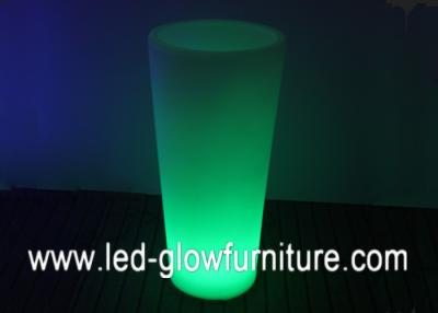 China Low carbon illuminated decoration pillars wedding LED cylinder light for party / club for sale